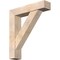 Ekena Millwork Traditional Craftsman Smooth Bracket w/ Offset Brace, Douglas Fir, 7 1/2"W x 34"D x 38"H BKT0806X34X38TRA04SDF - alternate 1